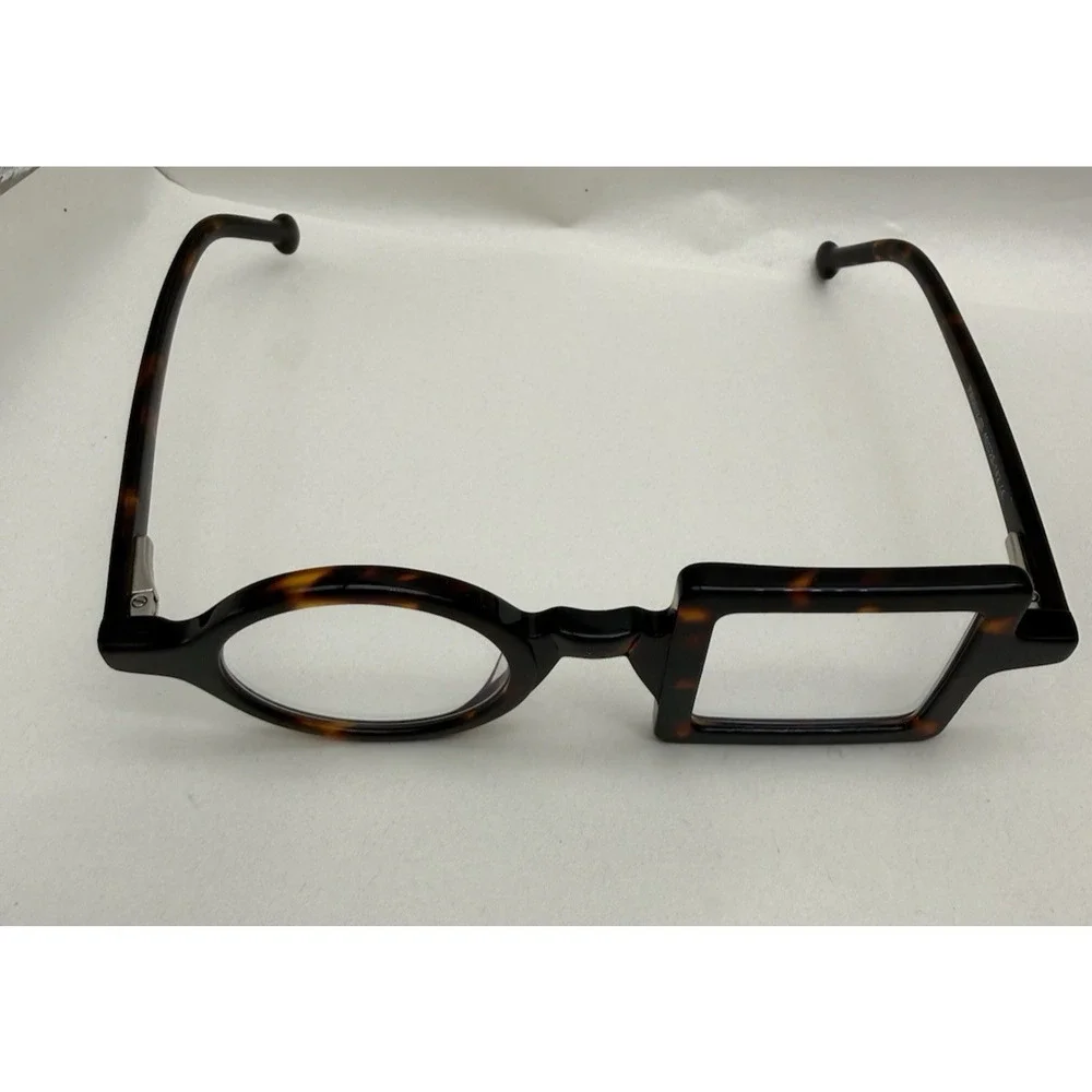 Square Round Paola Tortoise Reading Glasses Flexible Hinge Comfort UNUSED *READ - Picture 2 of 11